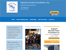 Tablet Screenshot of manolisff.org